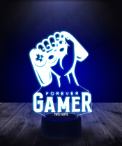 Lampka LED 3D Plexido Forever Gamer - 2