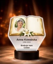 Personalizowana lampka pamięci LED – Światło pamięci – Księga wspomnień ze zdjęciem — widok 6
