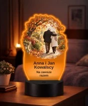 Personalizowana lampka pamięci LED – Światło pamięci – Razem na alejce — widok 2