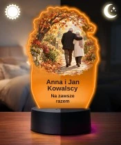 Personalizowana lampka pamięci LED – Światło pamięci – Razem na alejce — widok 3