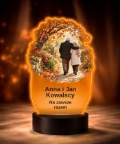 Personalizowana lampka pamięci LED – Światło pamięci – Razem na alejce — widok 6