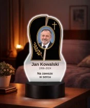 Personalizowana lampka pamięci LED – Światło pamięci – Promień nadziei ze zdjęciem — widok 2
