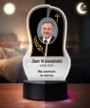 Personalizowana lampka pamięci LED – Światło pamięci – Promień nadziei ze zdjęciem — widok 3