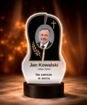 Personalizowana lampka pamięci LED – Światło pamięci – Promień nadziei ze zdjęciem — widok 6
