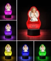 Personalizowana lampka pamięci LED – Światło pamięci – Modlący się aniołek — widok 5