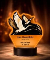 Personalizowana lampka pamięci LED – Światło pamięci – Żurawie — widok 6