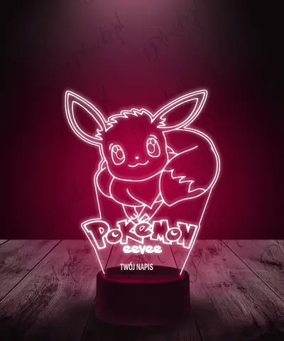 lampka_led_3d_plexido_pokemon_eevee_napis