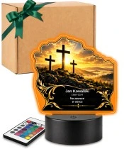 Personalizowana lampka pamięci LED – Światło pamięci – Golgota — widok 1