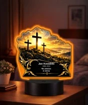 Personalizowana lampka pamięci LED – Światło pamięci – Golgota — widok 2