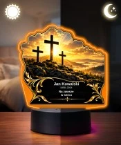 Personalizowana lampka pamięci LED – Światło pamięci – Golgota — widok 3