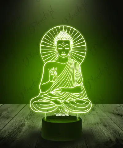 Lampka LED 3D Plexido Budda - 1