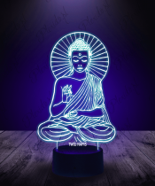 Lampka LED 3D Plexido Budda - 2