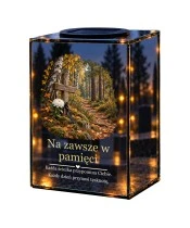 Znicz lustrzany solarny LED – Ścieżka wspomnień - widok główny