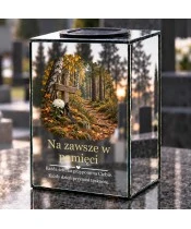 Znicz lustrzany solarny LED – Ścieżka wspomnień - widok produktu