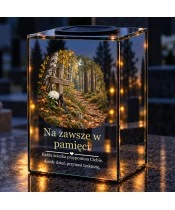 Znicz lustrzany solarny LED – Ścieżka wspomnień - widok produktu