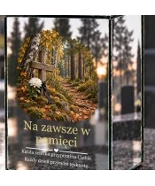 Znicz lustrzany solarny LED – Ścieżka wspomnień - widok produktu