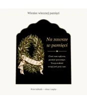 Znicz solarny – Wieniec wiecznej pamięci - widok produktu