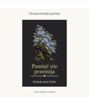 Znicz lustrzany solarny LED – Niezapominajki pamięci - widok produktu