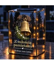 Znicz lustrzany solarny LED – Dźwięk wspomnienia - widok produktu