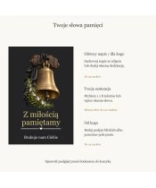 Znicz lustrzany solarny LED – Dźwięk wspomnienia - widok produktu