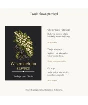 Znicz lustrzany solarny LED – Konwalie ciszy - widok produktu