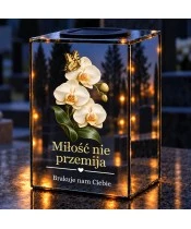 Znicz lustrzany solarny LED – Delikatność wspomnień - widok produktu