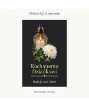 Znicz lustrzany solarny LED – Światło, które pozostaje - widok produktu