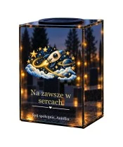 Znicz lustrzany solarny LED – Najjaśniejsza gwiazda - widok główny