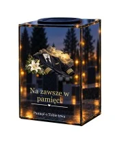 Znicz lustrzany solarny LED – Pilot - mundur galowy - widok główny