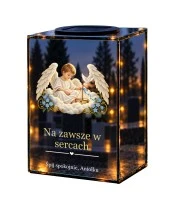Znicz lustrzany solarny LED – Narodzony dla nieba - widok główny