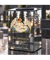 Znicz lustrzany solarny LED – Narodzony dla nieba - widok produktu