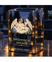 Znicz lustrzany solarny LED – Narodzony dla nieba - widok produktu