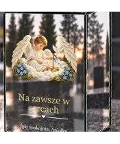 Znicz lustrzany solarny LED – Narodzony dla nieba - widok produktu