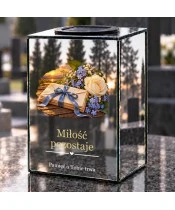 Znicz lustrzany solarny LED – List pamięci - widok produktu