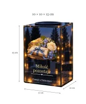 Znicz lustrzany solarny LED – List pamięci - widok produktu