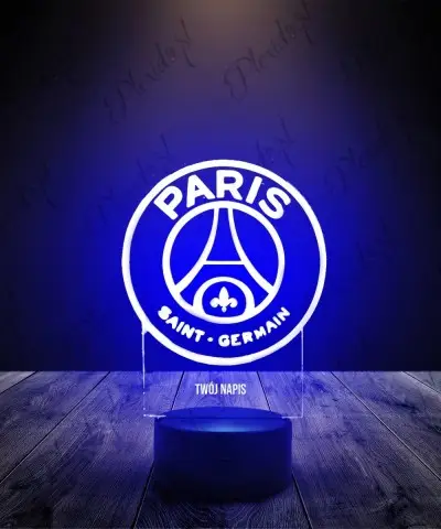 Lampka LED 3D Plexido Paris Saint-Germain