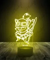 Lampka LED 3D Plexido Teemo League of Legends