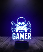 Lampka LED 3D Plexido Gaming Kontroler Czaszka