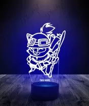 Lampka LED 3D Plexido Teemo League of Legends