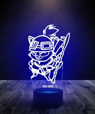 Lampka LED 3D Plexido Teemo League of Legends