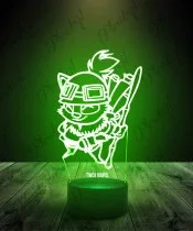 Lampka LED 3D Plexido Teemo League of Legends