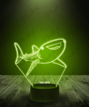 Lampka LED 3D Plexido Baby Shark Rekin