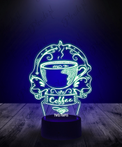 Lampka LED 3D Plexido Barista Kawiarnia - 3