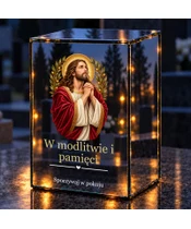 Znicz lustrzany LED – Jezus w Ogrójcu - noc na grobie