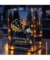 Znicz lustrzany LED – Medycyna — Za dobro i troskę - noc na grobie