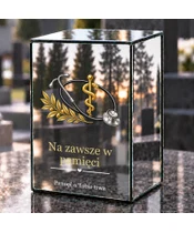 Znicz lustrzany LED – Medycyna — Za dobro i troskę - dzień na grobie
