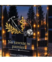 Znicz lustrzany LED – Medycyna — Za dobro i troskę - zbliżenie