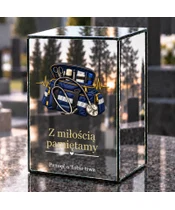 Znicz lustrzany LED – Ratownik medyczny — Niosłeś pomoc - dzień na grobie