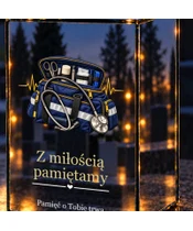 Znicz lustrzany LED – Ratownik medyczny — Niosłeś pomoc - zbliżenie