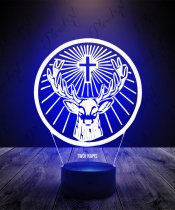 Lampka LED 3D Plexido Jagermeister Logo